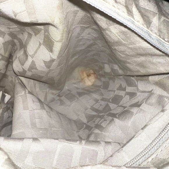 Furla Women's Grey Leather Shoulder Bag with Gold Chain Straps - Picture 16 of 16